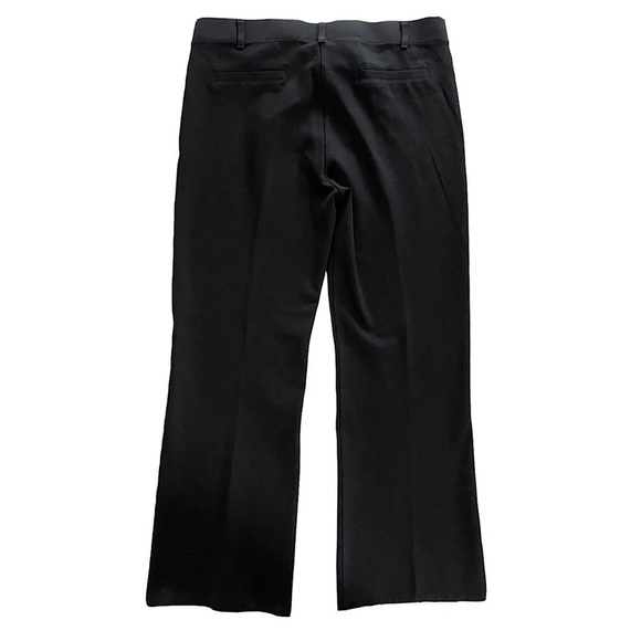 Betabrand Women's Sz PL Petite L Black Straight Leg Dress Pants Pleated - Picture 3 of 7